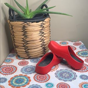 Like new Red Birkenstock Super Birkis